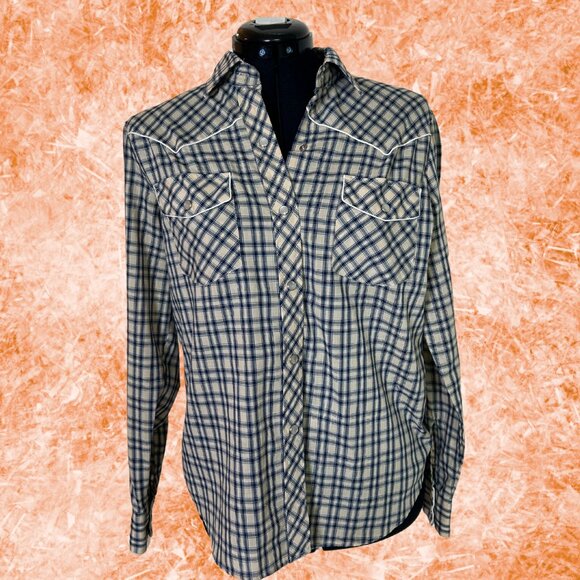 Vintage Sears Pearl Snap Western Shirt (Men’s S / Women’s M) - Picture 1 of 5